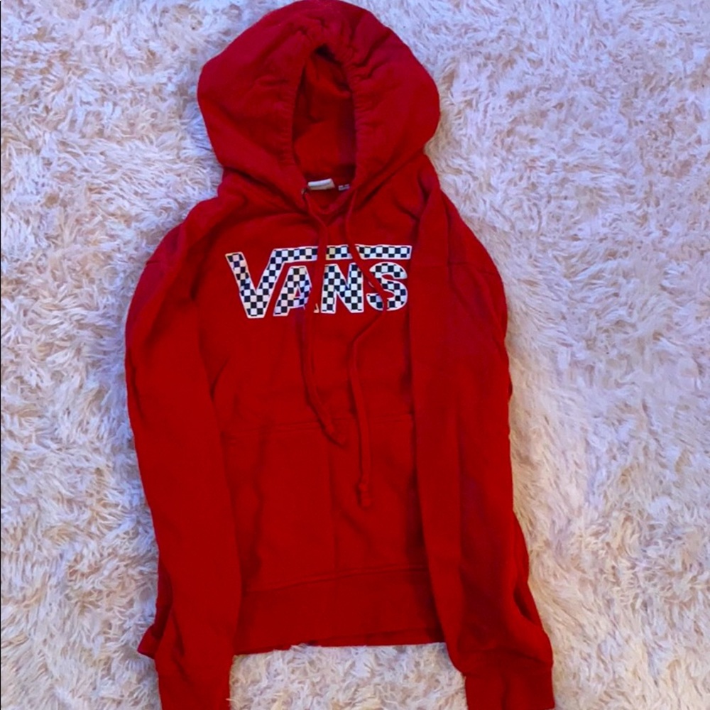 Women’s red Vans hoodie